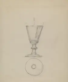 Wine Glass, c. 1936. Creator: Albert Eyth
