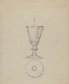 Wine Glass, c. 1936. Creator: Albert Eyth