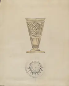 Wine Glass, c. 1936. Creator: Albert Eyth