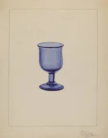 Wine Glass, c. 1937. Creator: Rolland Livingstone