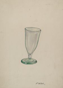 Wine Glass, c. 1940. Creator: Paul Ward
