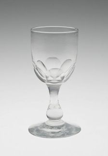 Wine Glass, Cork, c. 1825. Creator: Unknown