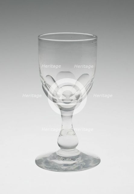 Wine Glass, Cork, c. 1825. Creator: Unknown.