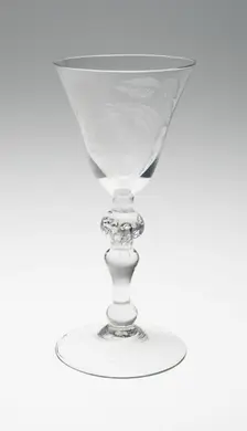 Wine Glass, England, 1749. Creator: Unknown