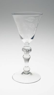 Wine Glass, England, 1749. Creator: Unknown