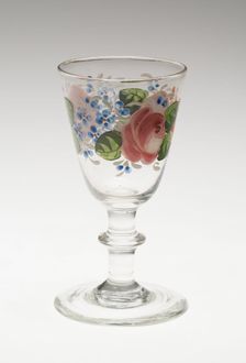Wine Glass, England, 1750/99. Creator: Unknown