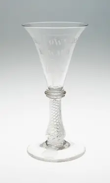 Wine Glass, England, 17th century. Creator: Unknown