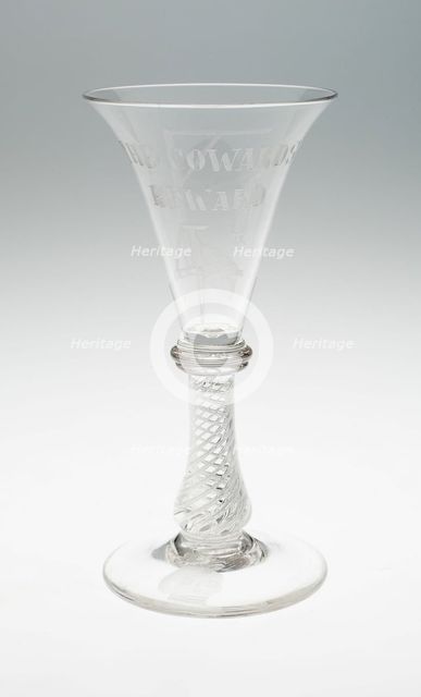 Wine Glass, England, 17th century. Creator: Unknown.