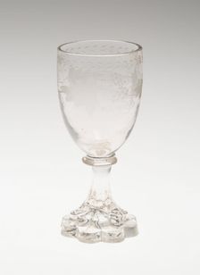 Wine Glass, England, 1800/50. Creator: Unknown