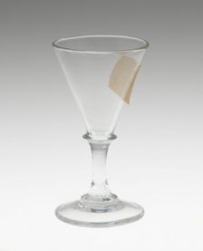 Wine Glass, England, 18th century. Creator: Unknown