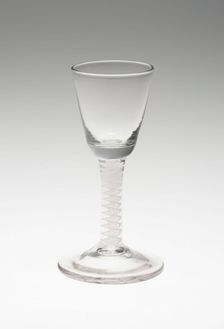 Wine Glass, England, 18th century. Creator: Unknown