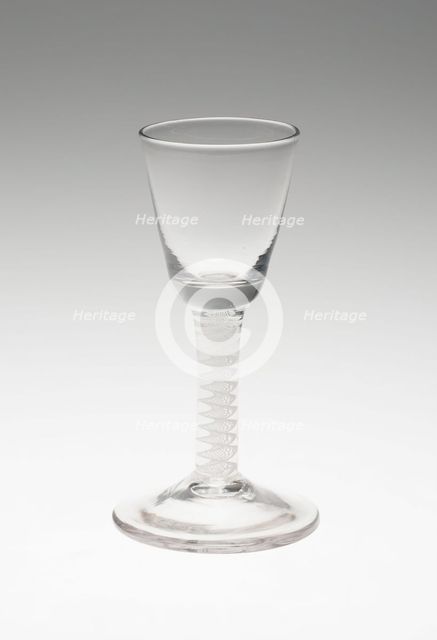 Wine Glass, England, 18th century. Creator: Unknown.