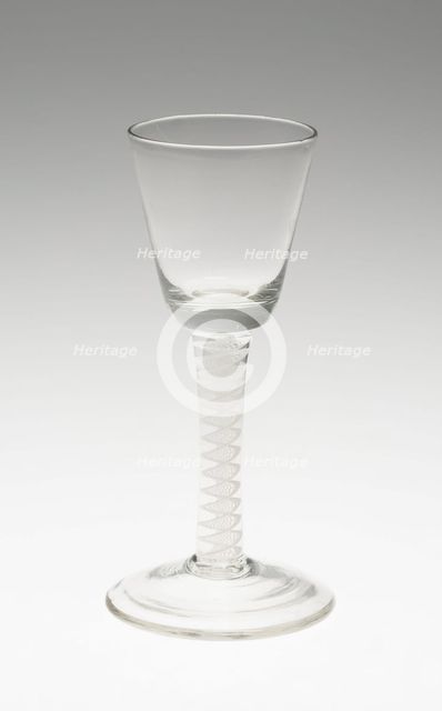 Wine Glass, England, 18th century. Creator: Unknown.
