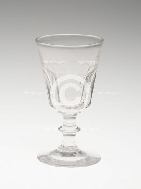 Wine Glass, England, 19th century. Creator: Unknown.