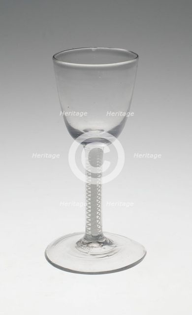 Wine Glass, England, Mid 18th century. Creator: Unknown.
