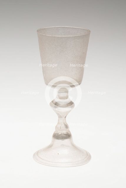 Wine Glass, England, c. 1666/99. Creator: Unknown.