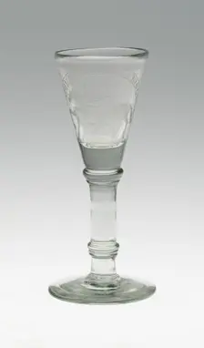 Wine Glass, England, c. 1690. Creator: Unknown