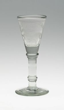 Wine Glass, England, c. 1690. Creator: Unknown