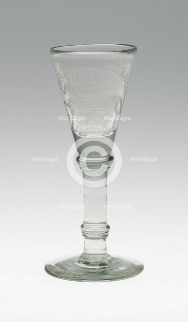 Wine Glass, England, c. 1690. Creator: Unknown.