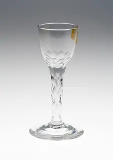 Wine Glass, England, c. 1740. Creator: Unknown