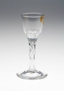 Wine Glass, England, c. 1740. Creator: Unknown