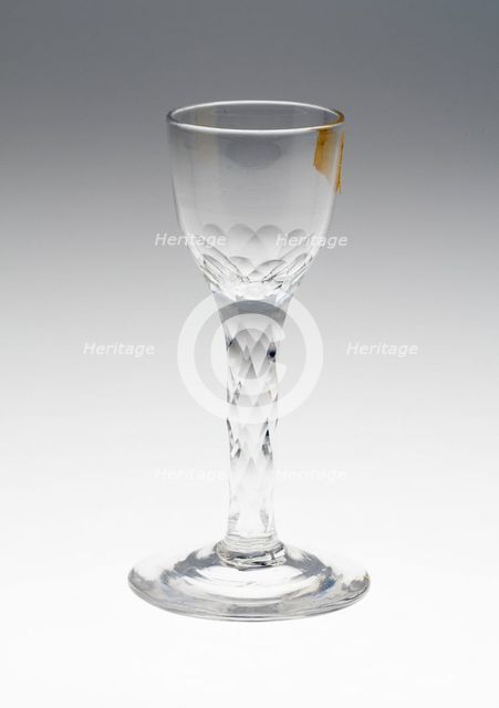 Wine Glass, England, c. 1740. Creator: Unknown.
