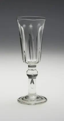 Wine Glass, England, c. 1740. Creator: Unknown