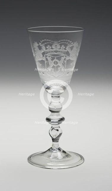 Wine Glass, England, c. 1740. Creator: Unknown.