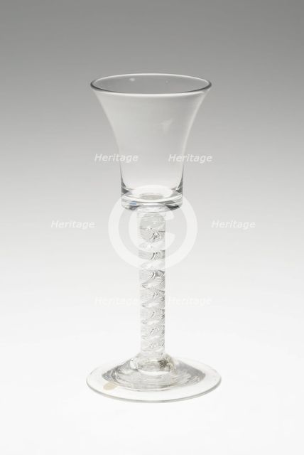 Wine Glass, England, c. 1745/50. Creator: Unknown.