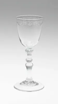 Wine Glass, England, c. 1745. Creator: Unknown