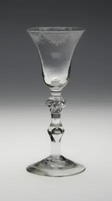 Wine Glass, England, c. 1745. Creator: Unknown