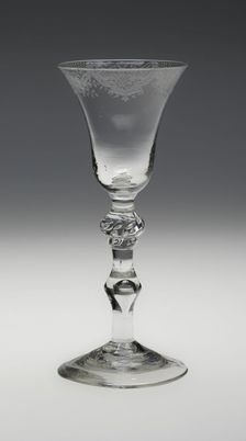 Wine Glass, England, c. 1745. Creator: Unknown