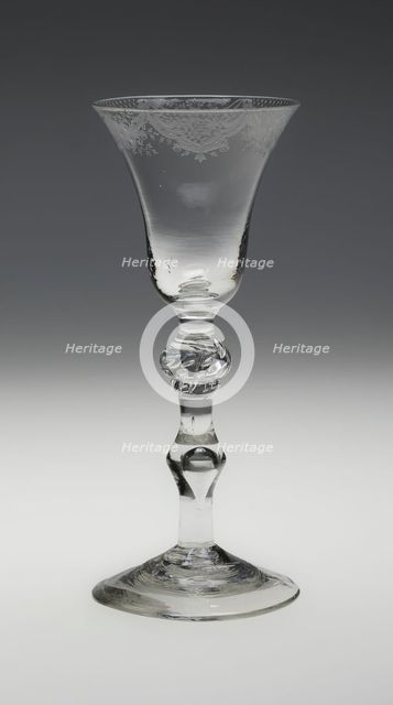Wine Glass, England, c. 1745. Creator: Unknown.