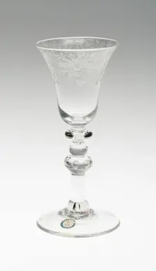 Wine Glass, England, c. 1745. Creator: Unknown