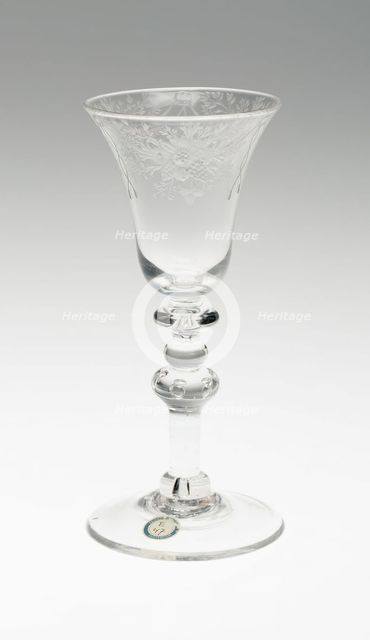 Wine Glass, England, c. 1745. Creator: Unknown.