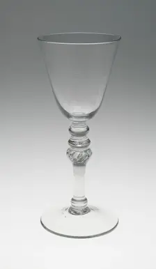 Wine Glass, England, c. 1750/70. Creator: Unknown