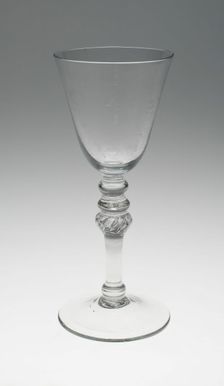 Wine Glass, England, c. 1750/70. Creator: Unknown