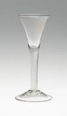 Wine Glass, England, c. 1750. Creator: Unknown
