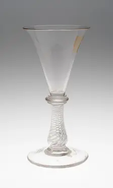Wine Glass, England, c. 1750. Creator: Unknown