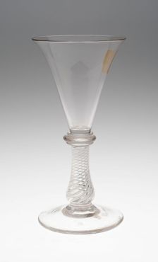 Wine Glass, England, c. 1750. Creator: Unknown