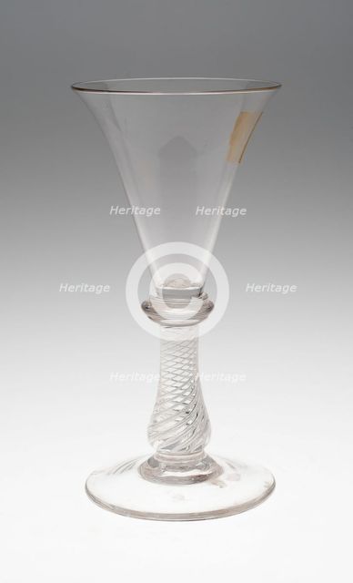 Wine Glass, England, c. 1750. Creator: Unknown.