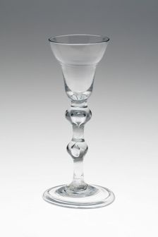 Wine Glass, England, c. 1750. Creator: Unknown
