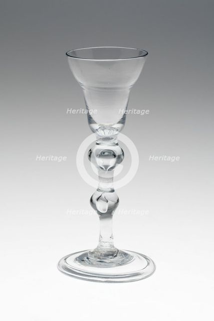 Wine Glass, England, c. 1750. Creator: Unknown.