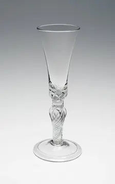 Wine Glass, England, c. 1750. Creator: Unknown