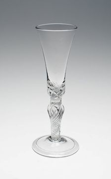 Wine Glass, England, c. 1750. Creator: Unknown