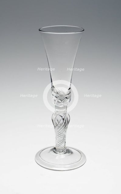 Wine Glass, England, c. 1750. Creator: Unknown.