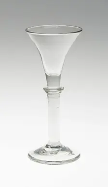 Wine Glass, England, c. 1750. Creator: Unknown
