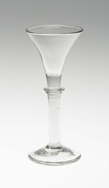 Wine Glass, England, c. 1750. Creator: Unknown