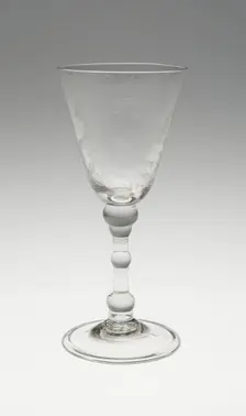 Wine Glass, England, c. 1760/80. Creator: Unknown