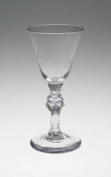 Wine Glass, England, c. 1760/80. Creator: Unknown